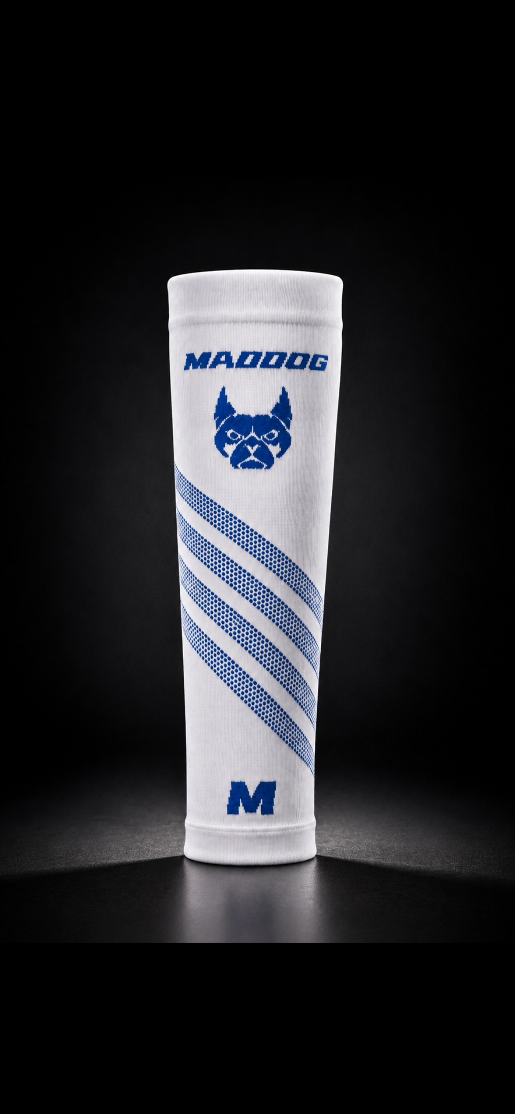 Maddog Calf Compression Blue/White