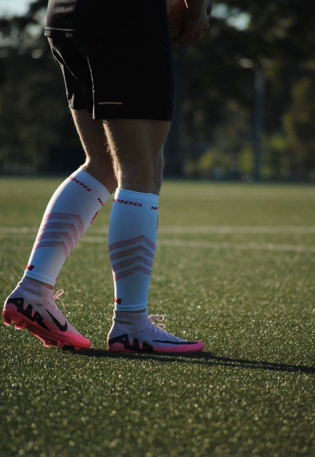 Maddog Calf Compression Red/White