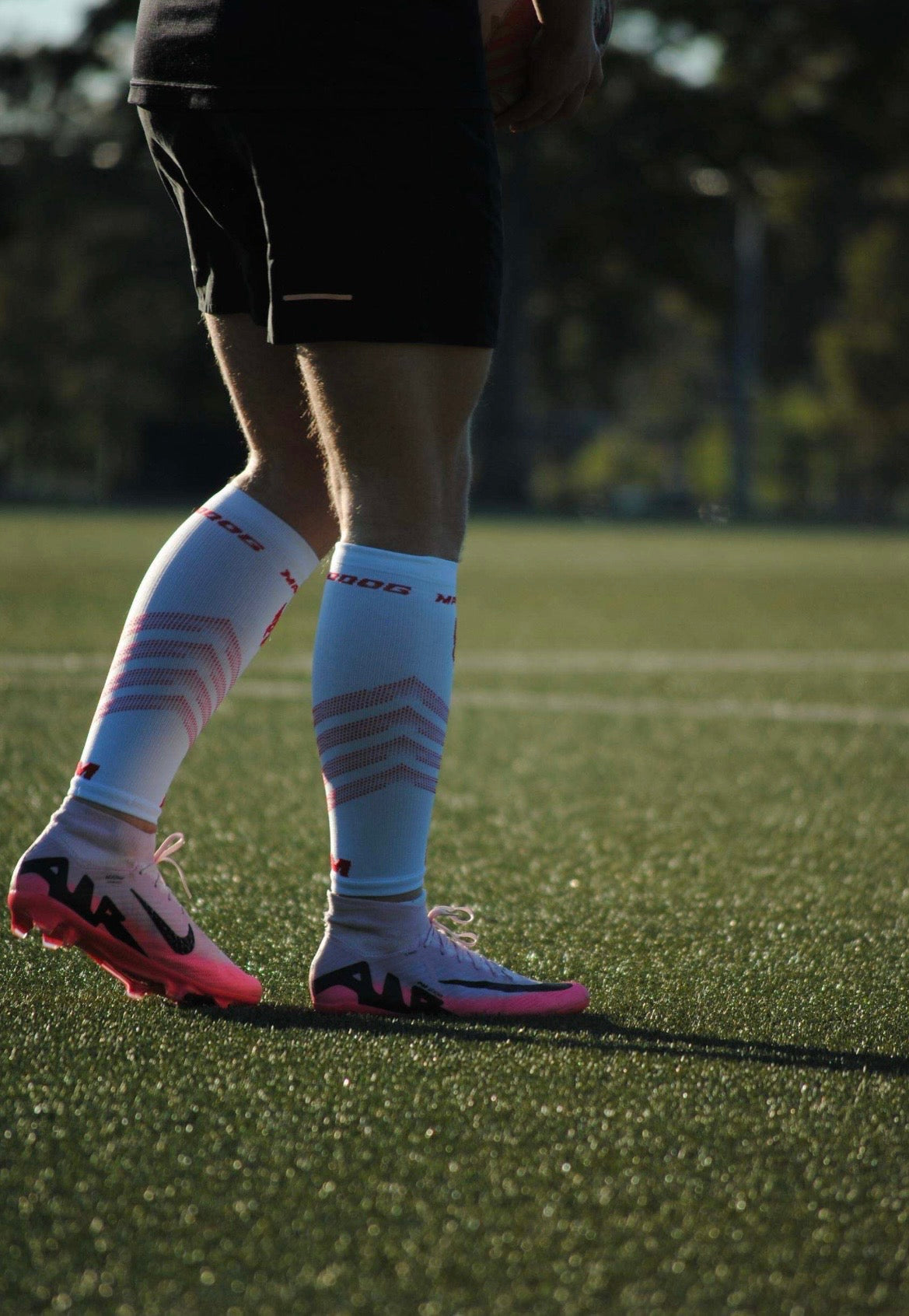 Maddog Calf Compression Red/White