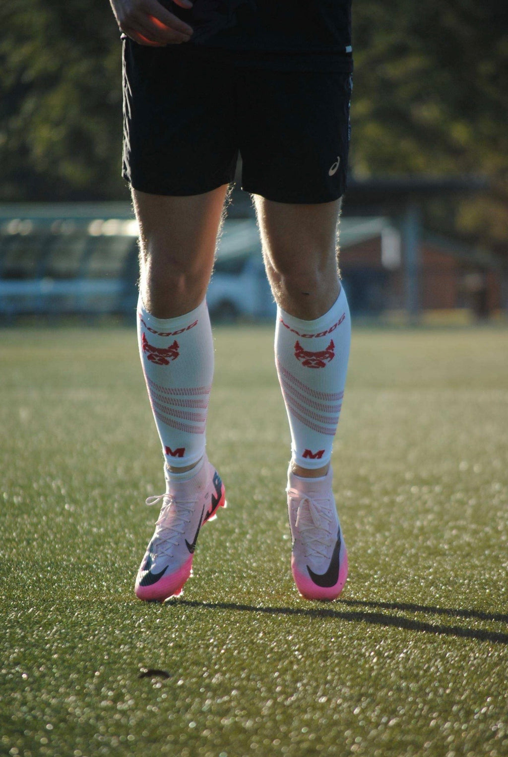 Maddog Calf Compression Red/White