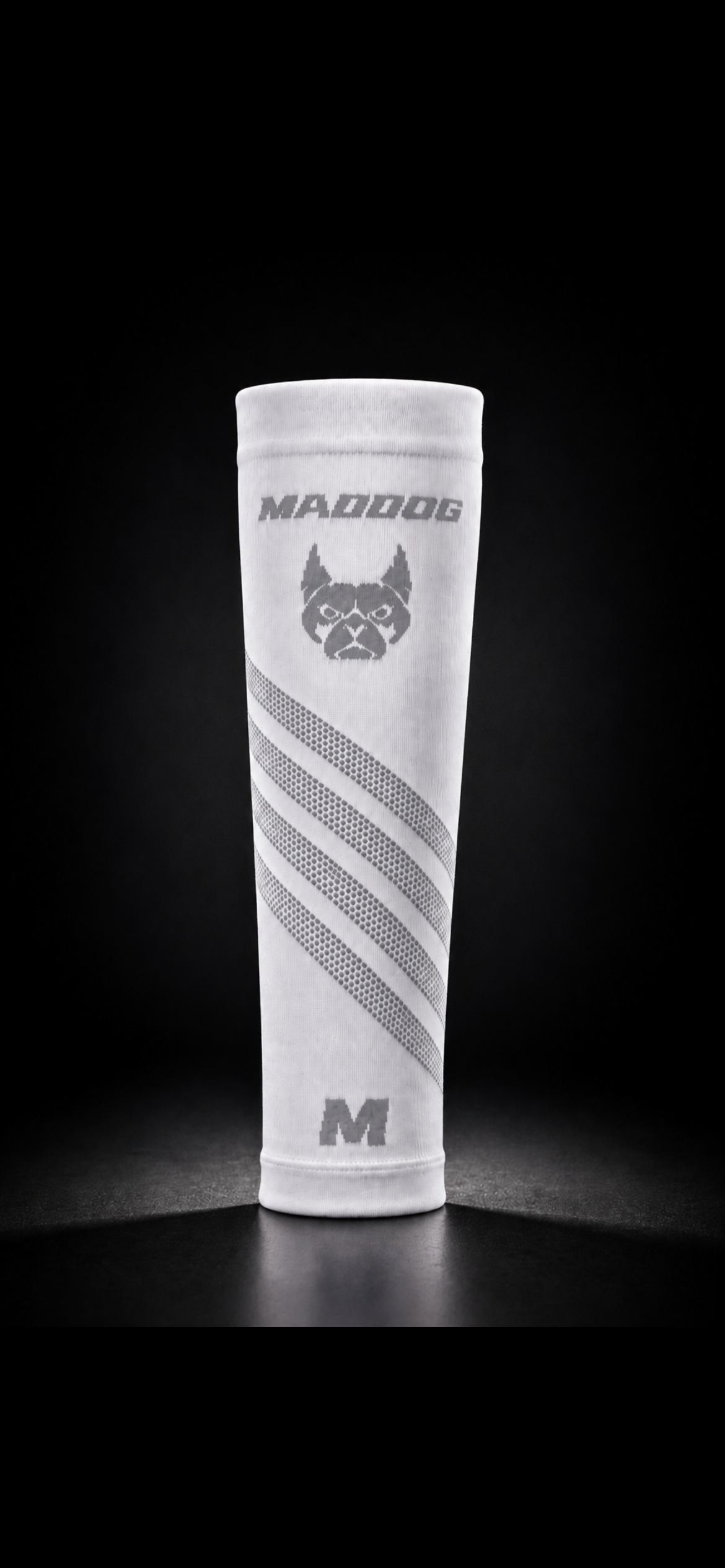 Maddog Calf Compression Grey/White